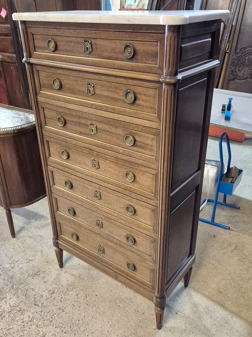 A Louis XVI Semainier Tallboy 